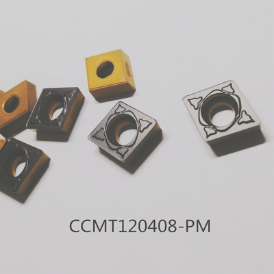 CCMT120408-PMの合金鋼の堅い鋼鉄炭化タングステンの挿入物
