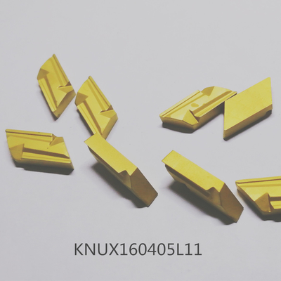 KNUX160405L Wkładki z węglików spiekanych CNC do stali hartowanej 92 HRC