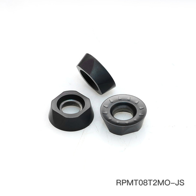 RPMT08T2MOE-JS CNC Carbide Safety Milling Sisipan PVD CVD