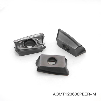 درج های فرز مربعی AOMT123608PEER-M برای برش فلز PVD CVD
