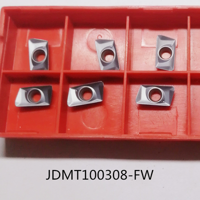 Le fraisage de place de JDMT100308R-FW insère des insertions de coupeur de fraisage de carbure d'APKT