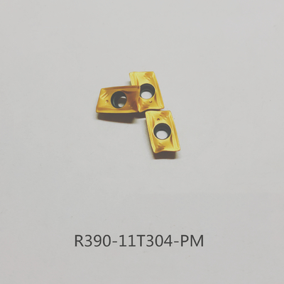 R390-11T304-PM स्क्वायर मिलिंग R390 कार्बाइड कटर सम्मिलित करता है: