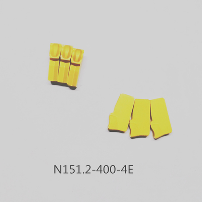 N151.2-400-4E CNC Carbide Parting And Grooving Inserts สำหรับโลหะผสม