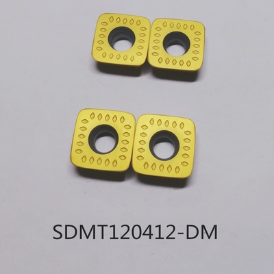 Insertions de fraisage de coupeur de fraisage de CVD des insertions PVD de haute alimentation de SDMT1204-DM