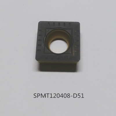 SPMT120408-D51 เม็ดมีดคาร์ไบด์แบบถอดเปลี่ยนได้สำหรับการเจาะบ่อน้ำ
